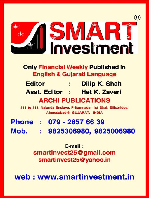 Cover image for SMART INVESTMENT 